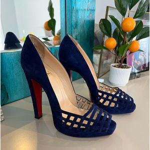 Pre-owned Christian Louboutin Chalumo Heels